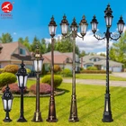 Solar Pole Light Flyinglighting Garden Post Lamp Pole Light Solar Outdoor OEM Factory