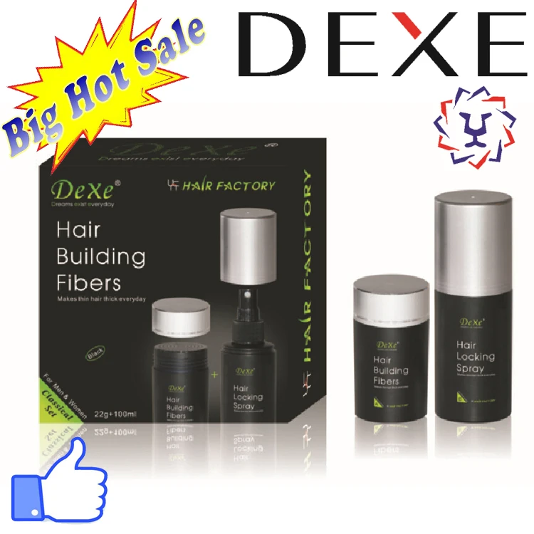 Dexe Hair Building Fibers powder 10 Colors for Men and Women original manufacture cheap price