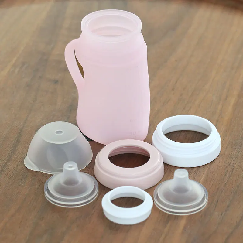 B1 China Supplier Products Silicone Feeding Bottle, Baby Feeder Bottle, Silicone Baby Bottle Feeder