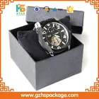 Box Printing Packaging Custom Logo Luxury Black Printing Paper Watch Box Cardboard Packaging With Hot Stamping