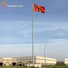 Electric Post Giant 60M Electric Flag Pole Ss316 200 Foot Flag Post For Sale