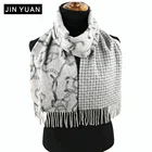 Design 100% Scarf Customized Design 100% Cashmere Scarf Print