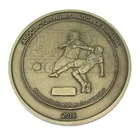 Souvenir Gifts Logo Custom 24k Pure Gold Plated Metal Coin