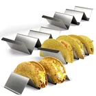 Easy Plate Easy To Pack Kid Friendly Reusable Metal Taco Stand Holder Plate