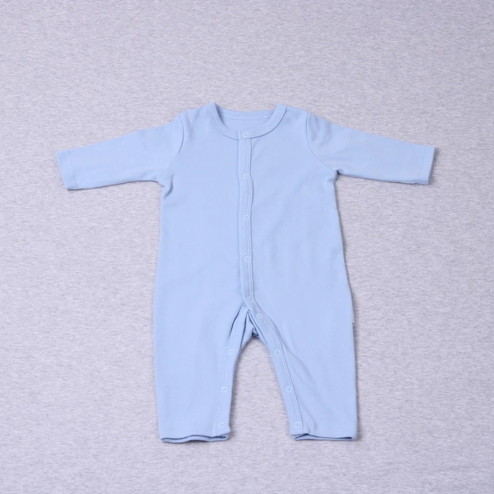 manufacturer Newborn baby zipper Jumpsuit pajamas conjoined baby Unisex