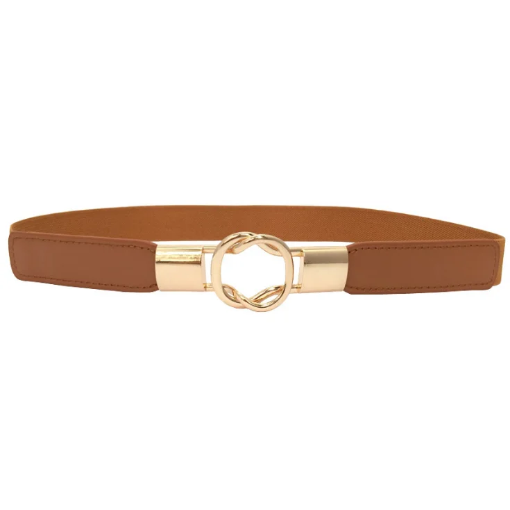 Retro Elastic Stretchy Metal Buckle 
