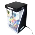 Retail Acrylic Countertop Cases For Sale Shop LED Display Tobacco Rack 50ml Display Case Tobacco Display Unit