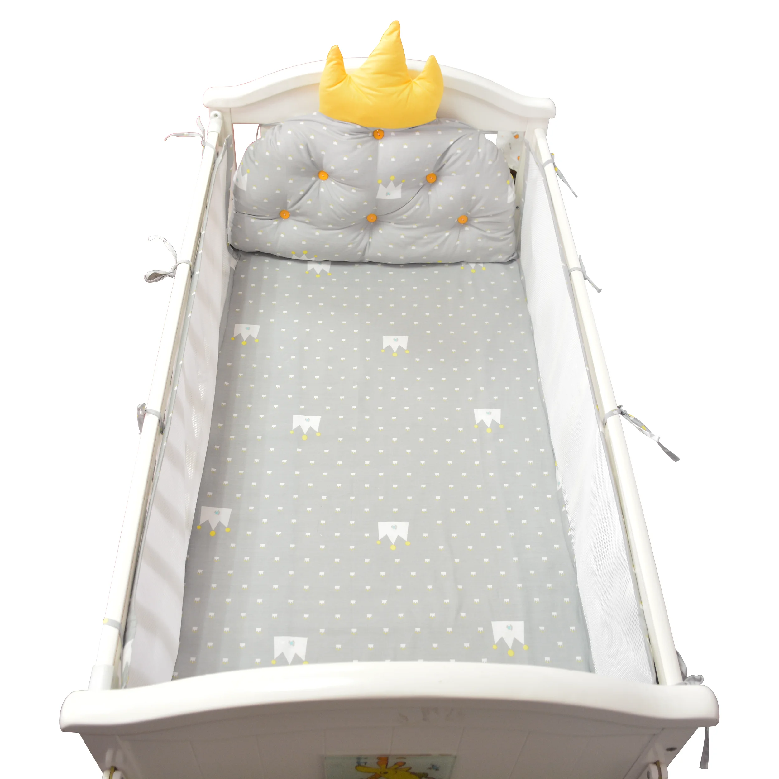 crown crib bedding set