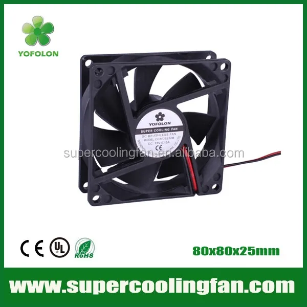 Brushless Cooling Fan, 8025, Plastic - detail 2