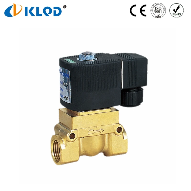 Pilot Type High Pressure Brass Solenoid Valve With 24V DC Coil View