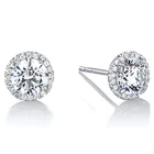 Diamond Earrings Earrings 925 Silver Earrings Diamond Stud 925 Sterling Silver Jewelry Earrings