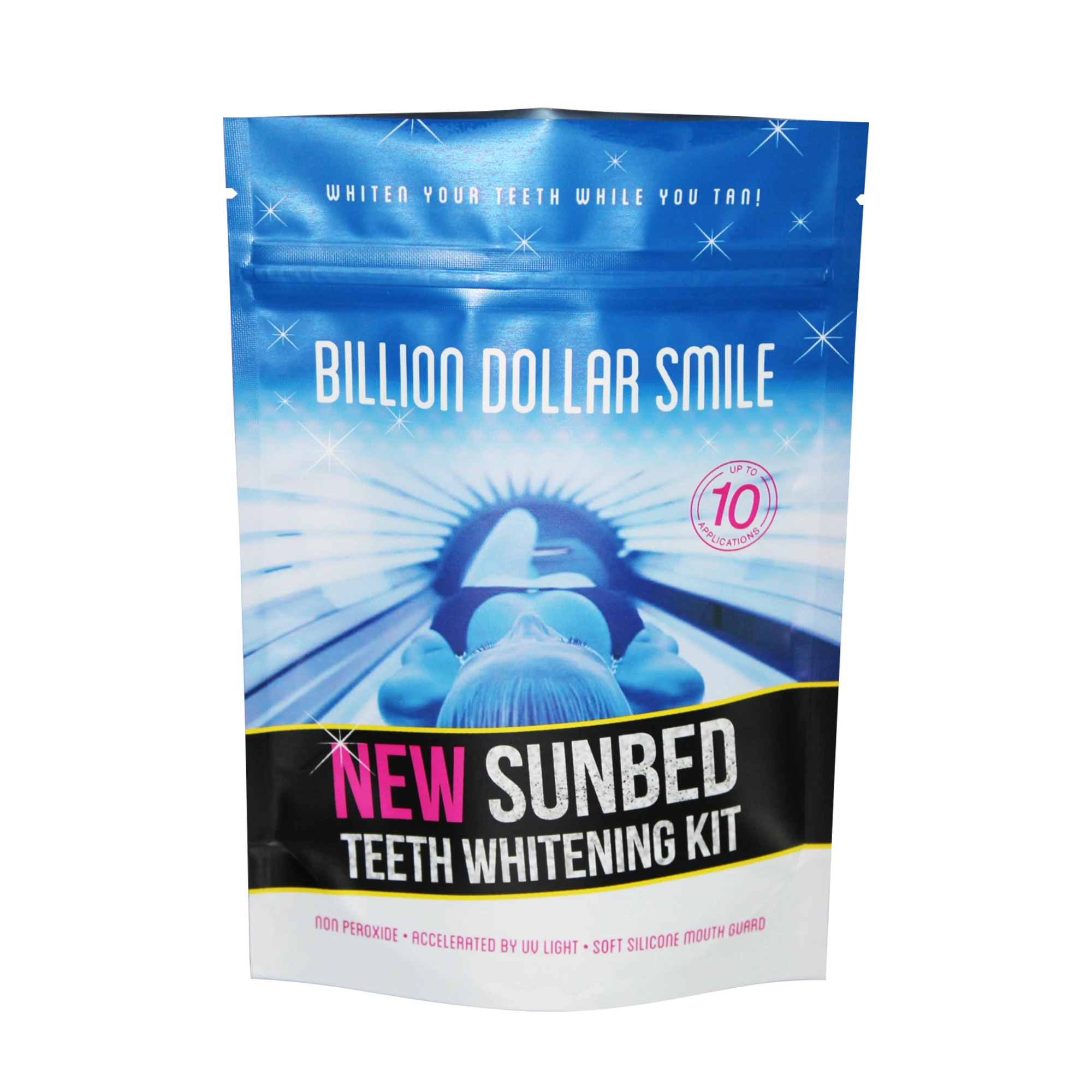 teeth whitening kits use sunbeds