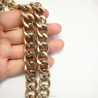 Bag Chain For Bag Purse Light Gold Color Plated Aluminum Chains For Bag /Handbag /Purse