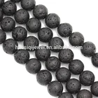 Stone Beads Stone Factory Wholesale Price Natural 8mm Size Lava Rock Stone Beads For Jewelry Making