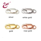 Sterling Silver Clasp Clasp For Necklace 2019 Fashion Jewelry Findings Sterling Silver Custom Size Adjustable Lobster Clasp For Pearl Necklace Foldover Clasp