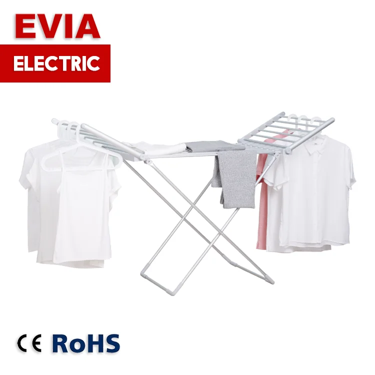 Portable Electric Hot Airer Rack Clothes Dryer Fast Drying Foldable Machine 