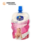 Spout Food Pouch Food Stand Up Liquid Bag With Spout / Flexible Special Shape Food Spout Pouch