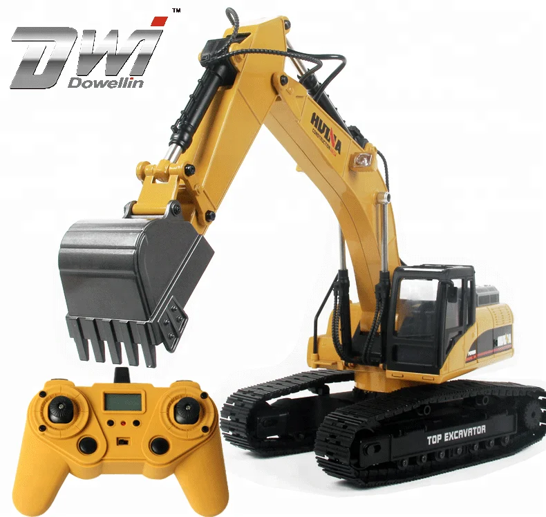excavator rc full metal huina 580