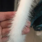 Mink Fur Mink Fur Strips Mink Fur Strips / Real Mink Fur Trimming/ Genuine Furhood Trim