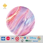 Party Hot Sale New Products 2021 Iridescent Party Paper Plates Disposable Party Paper Plate Sets