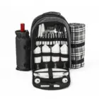 Insulated Cool Picnic Backpack including 4 person picnic set