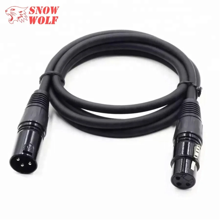 XLR Microphone Cable 20 FT/4 Colored 3 Pin Nylong Braided Balanced XLR Male to XLR Female Mic DMX Cable Patch Cords Pure Copper Conductors 