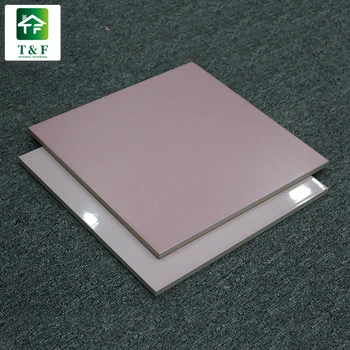 300x300mm Pink Porcelain Full Polished Floor Tile High Glossy Ceramic Bathroom And Wall Tiles