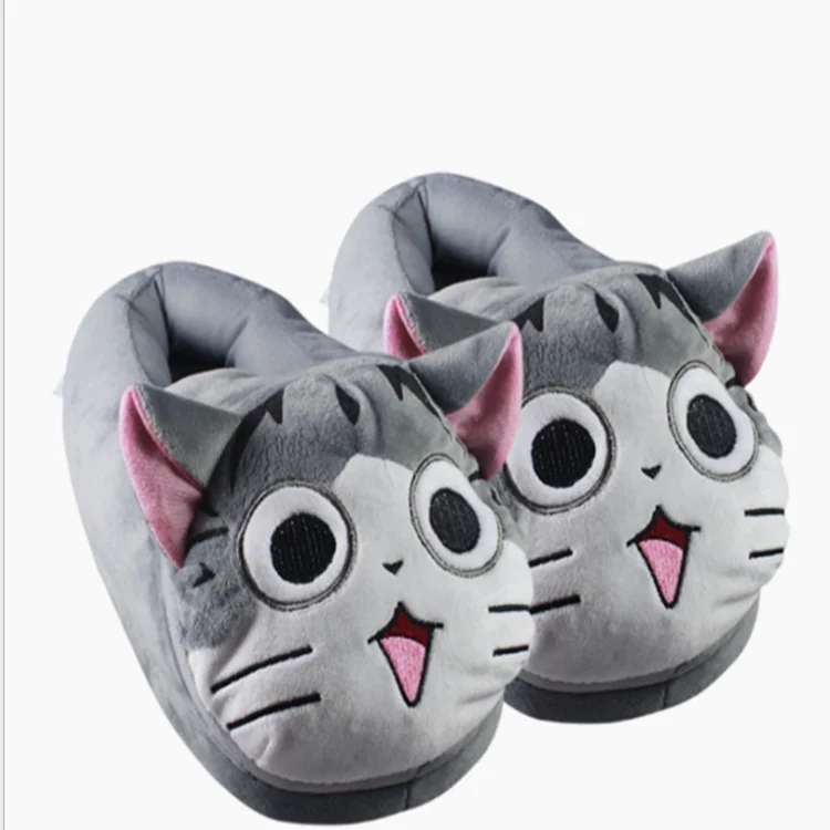 Custom Anime Cat Plush Slippers Hotel Shoes Home Shoes Indoor Shoes Cosplay  Slippers Cat Slippers - Buy Slippers Cat,Animal Plush Slippers,Cute Animal  Slippers Product on 