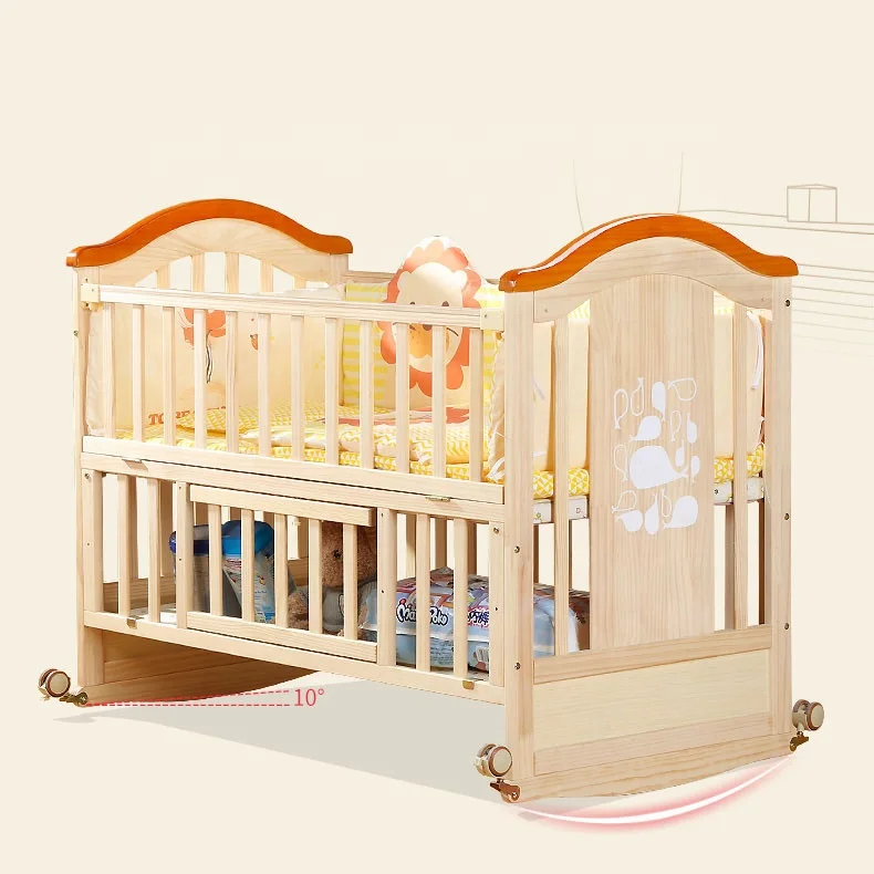 solid wood cradle