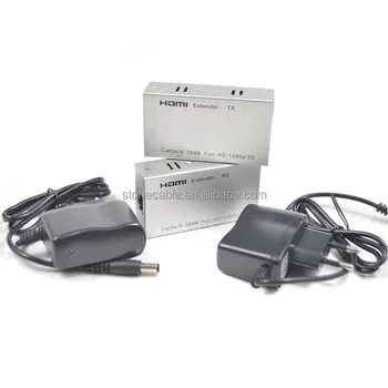 HDMI-Extender-60m-1080P-3D-HDMI To RJ45 Over Cat5e/6 Network Lan Ethernet HDMI Extender