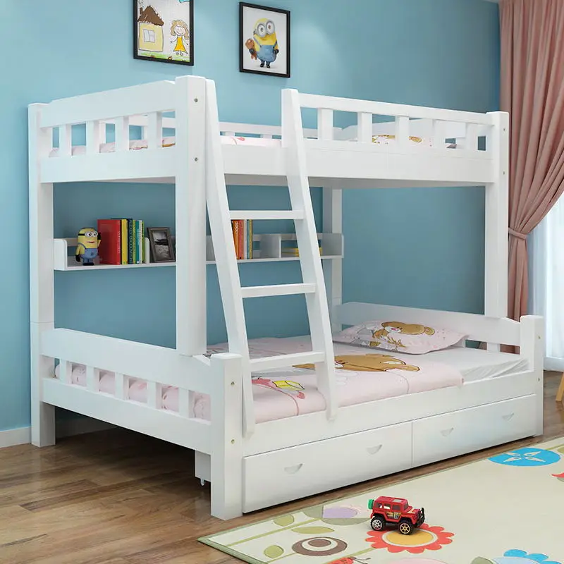 Home Furniture Cheap Used Pine Wood Kids Bunk Beds For Sale