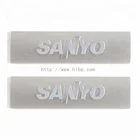Metal Label Maker Custom Metal Emslem Self Adhesive Logo Label Brushed Aluminium Label Maker