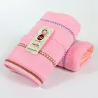 Jacquard Jacquard Jacquard Terry Towels Wholesale 100% Cotton Jacquard Terry Face Towel With Dobby Border
