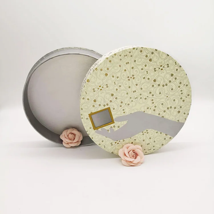 wholesale cardboard paper cylinder round gift box