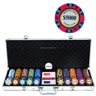 Poker Set 500pcs 14g 3 Tone Monte Carlo Clay Poker Chip Set