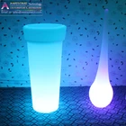 latest design flower pot garden decoration with RGB leds
