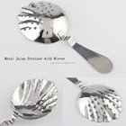 Strainer Bar Strainer Stainless Steel Leaf Shape Ice Cocktail Bar Strainer