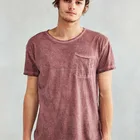 Old Acid Wash T Shirt Old Curve Hem T Shirt Stone Wash T Shirt