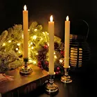 Led Candle 10 Inch Flameless LED Taper Candle /Battery Operated LED Long Dinner Candle