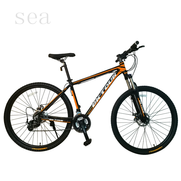 orange 26 inch bike