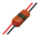 2 Spring Seamless Wire Connector Screw Quick Clamp Cable Connector Terminal Block 2 Easy Way Fit For Band Led