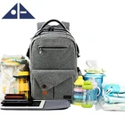 Diaper Diaper Changing Backpack Simple Fashion English Style Baby Diaper Backpack 2021 With Changing Pad