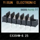 PCB Barrier Terminal Block 8.25mm Pitch Socket Connector Strip For Power Electrical KF35HM-8.25