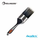 Brushes RD10106 Ningbo ROLLINGDOG 2.5inch Unique Innovative Hanging Hook Beaver Tail Handle Oval Paint Brushes
