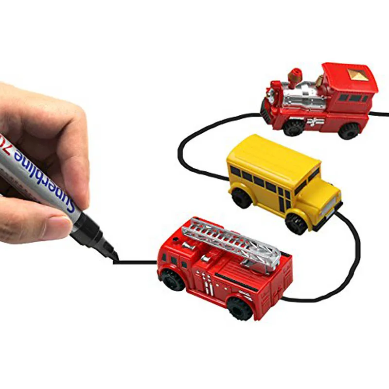 1 PCS Send at Random Egoelife Magic Pen Inductive Car Vehicle Set Toy