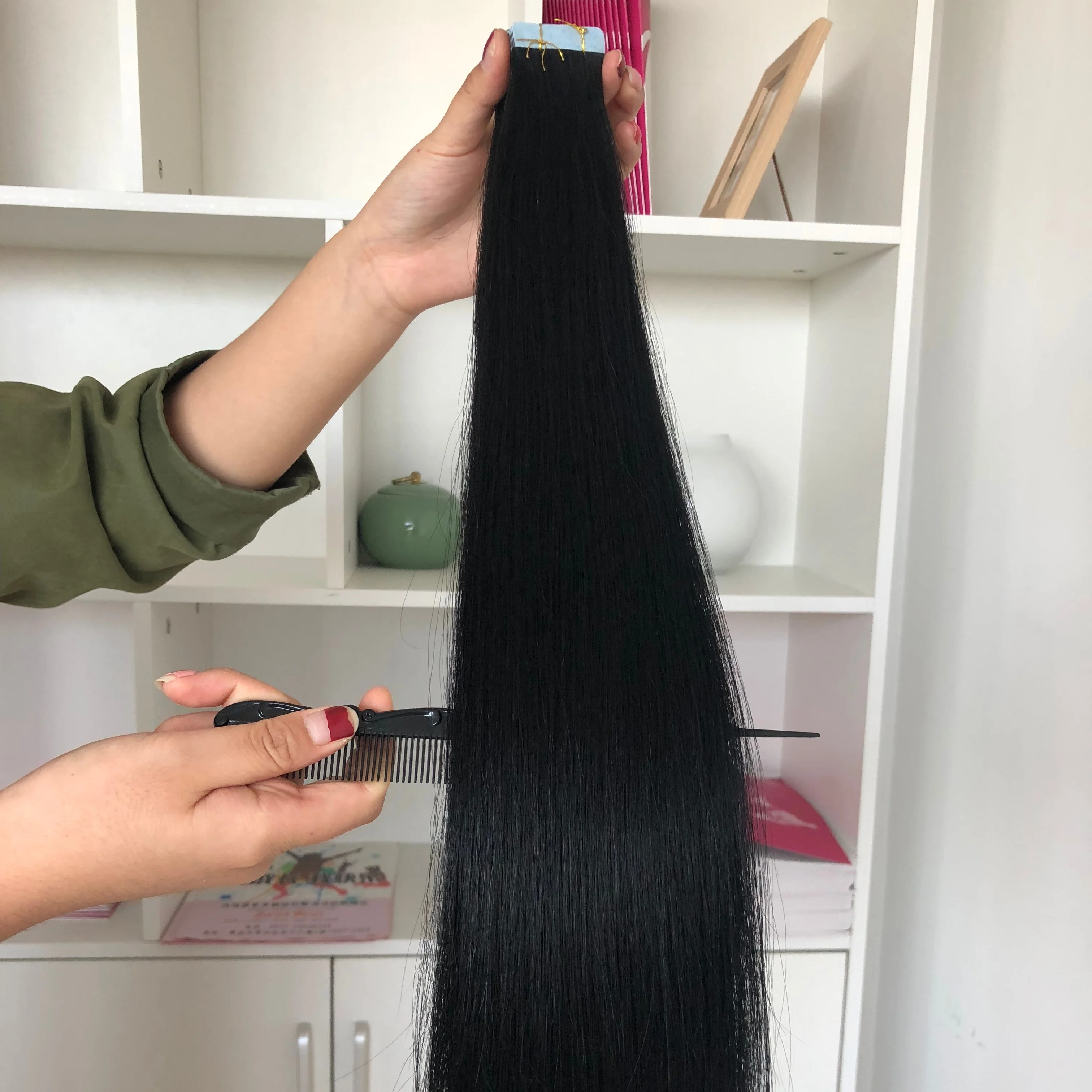 Pludselig nedstigning vride komponent 1 To #10 Tape In Russian Hair 100% Virgin Human Hair,Double Side Tape Remy Hair  Extensions - Buy Russian Tape In Hair,Remy Human Hair Extensions,Tape In  Extensions Product on Alibaba.com