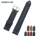 Leather Leather EACHE New Arrive Crazy Horse 6 Colors 18mm 20mm 22mm Have In Stock Crazy Horse Watch Leather Band