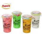 Nata Coco Malaysian Snack Soft Drinks Wholesale Jelly Nata De Coco Cup