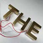 Custom 3D LED Stainless Steel Signage Backlit Office Wall Sign Letters