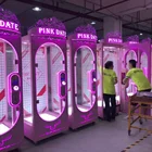 Funny 3S PINK DATE Cut The Rope Game Machine Standing Indoor Push Prize Toy Crane Machine For Sale